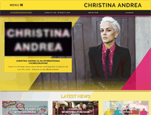 Tablet Screenshot of christinaandrea.com